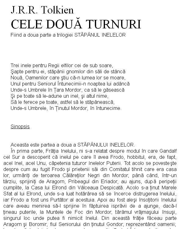 Cele doua turnuri
