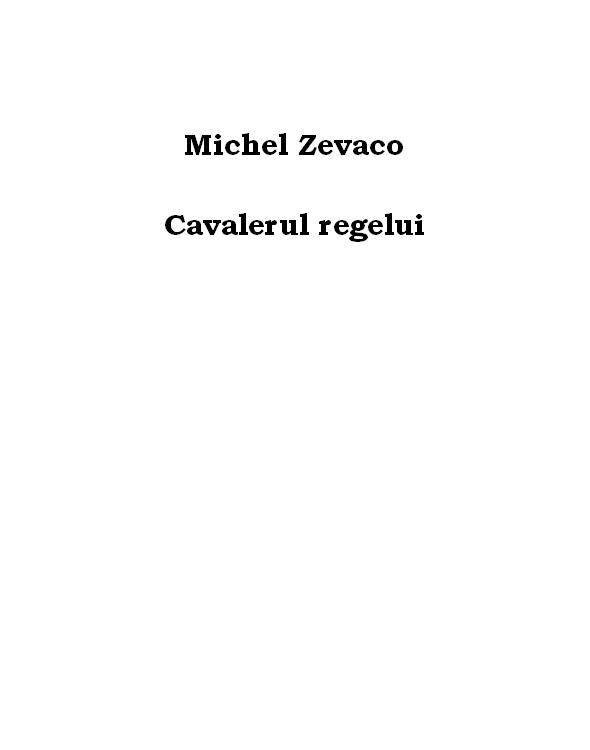 Cavalerul regelui