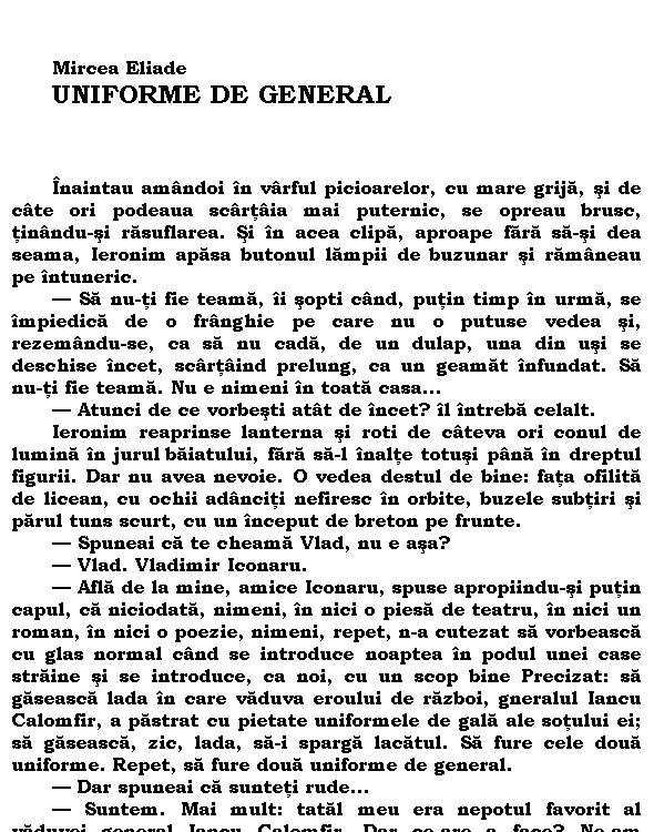 Uniforme de general