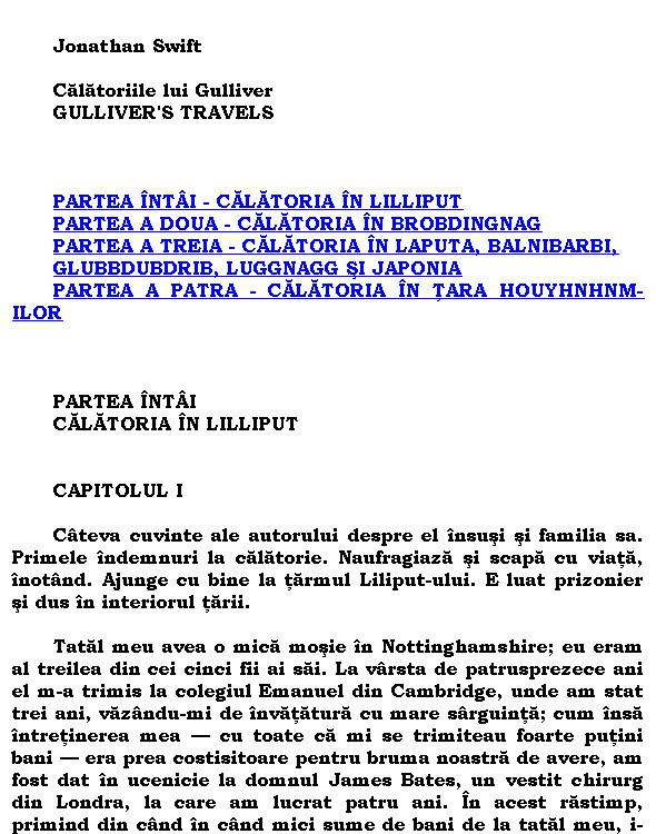 Calatoriile lui Gulliver
