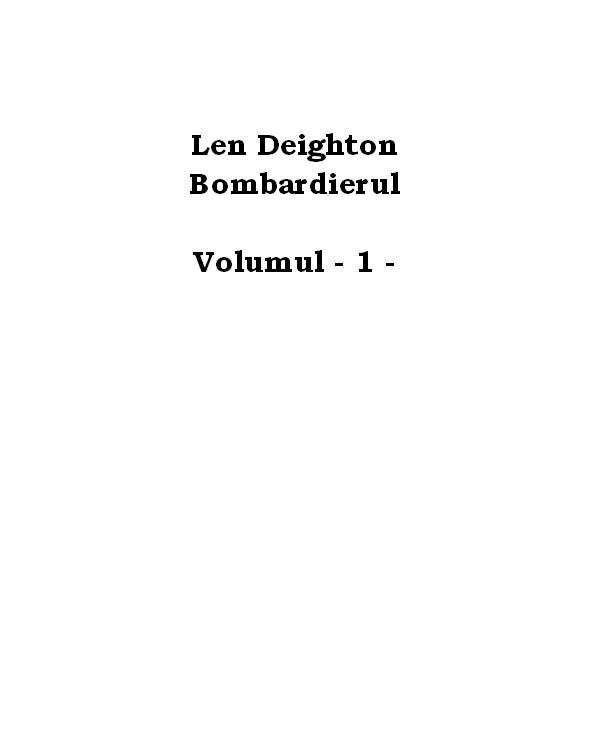 Bombardierul vol.1