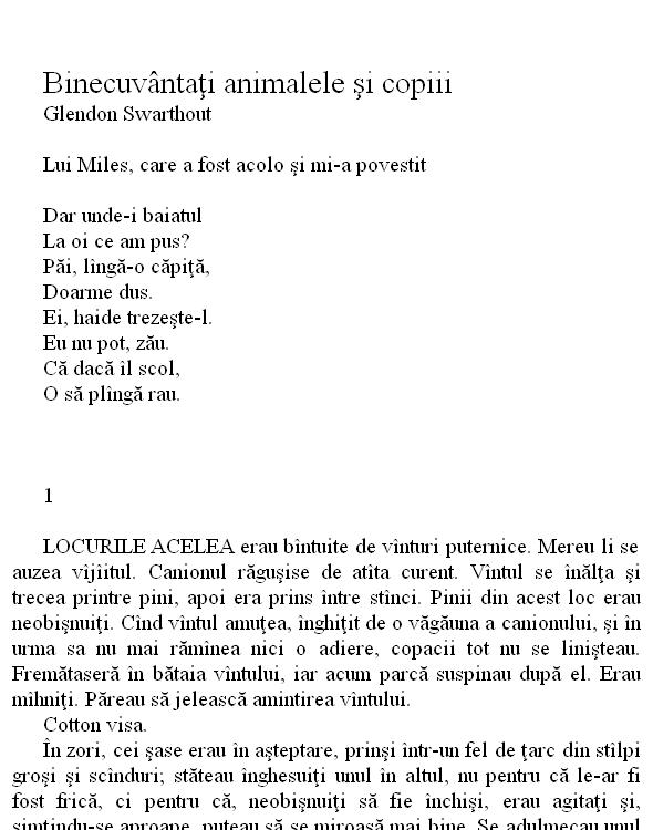 Binecuvantati animalele si copii