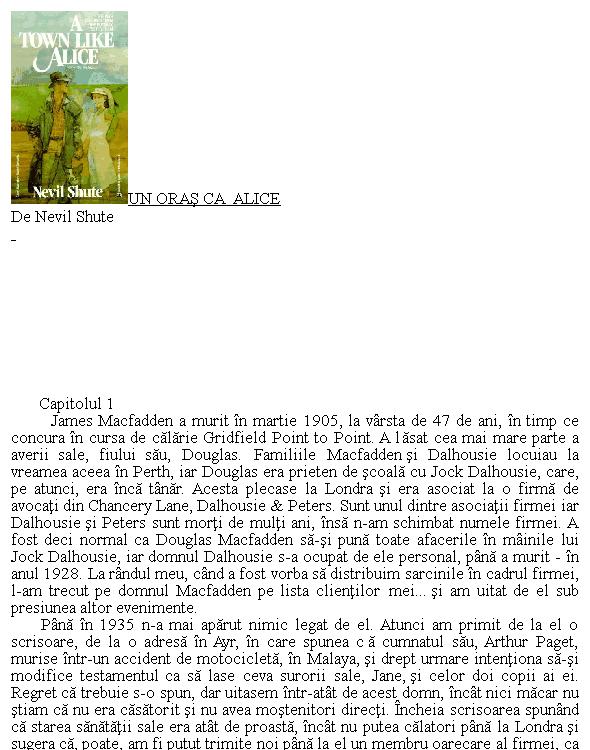 Un oras ca Alice