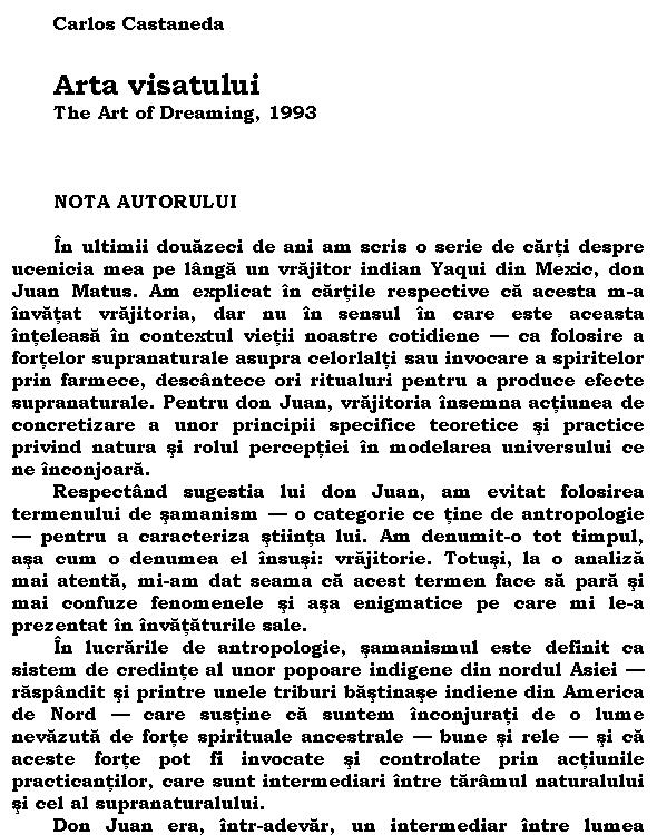 Arta visatului