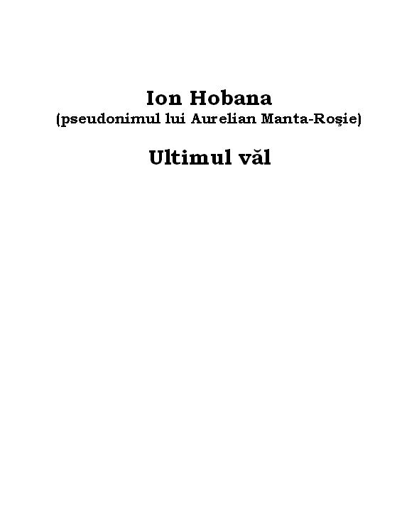 Ultimul val